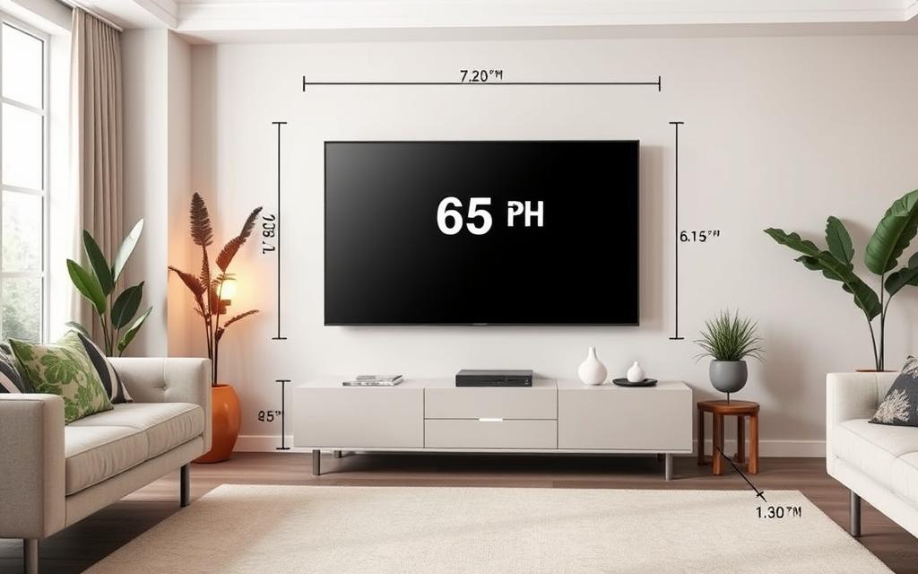 65 inch tv dimensions