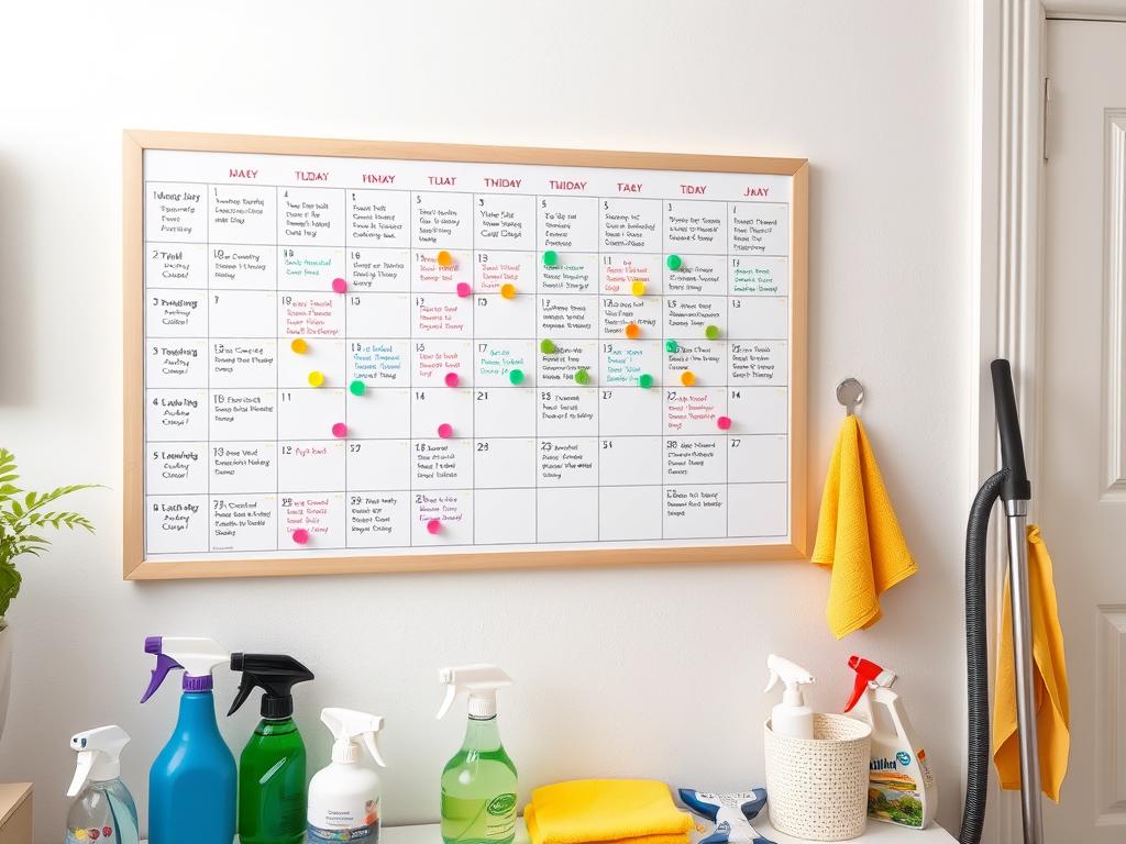 Cleaning schedule