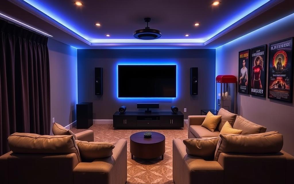 home theater setup