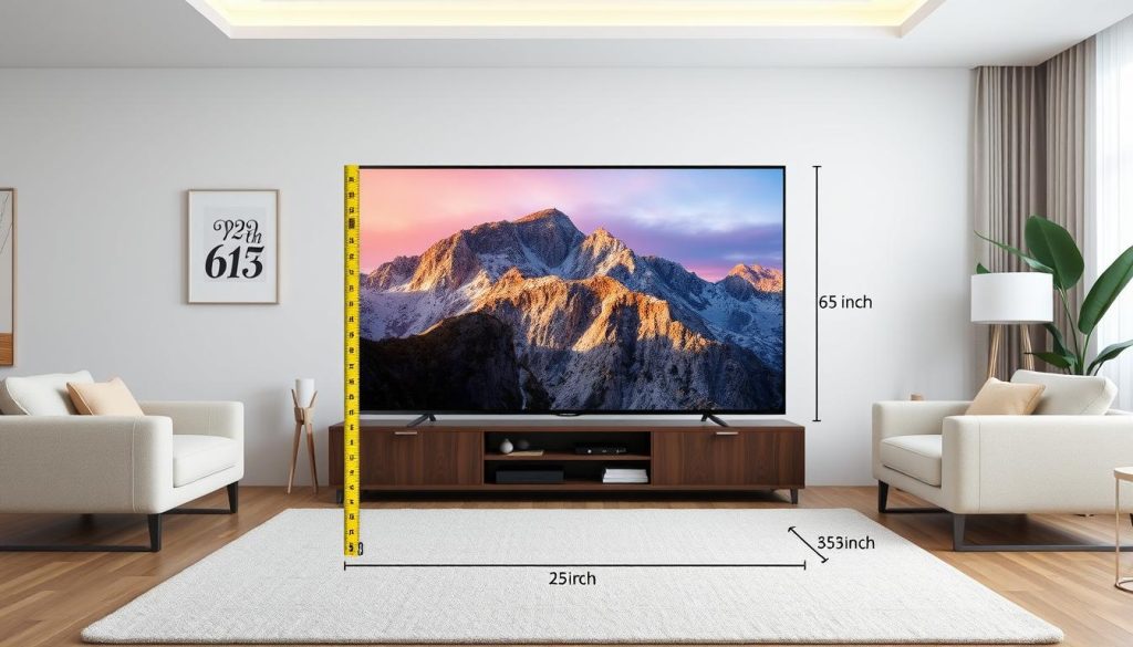 how wide is a 65 inch tv