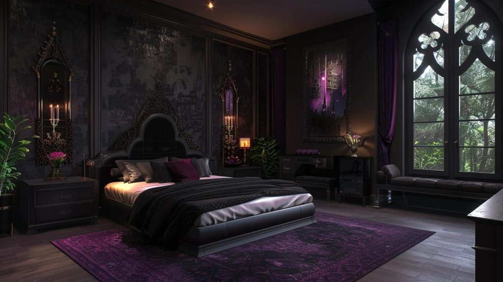 15 Stunning Gothic Bedroom Designs for ominous style